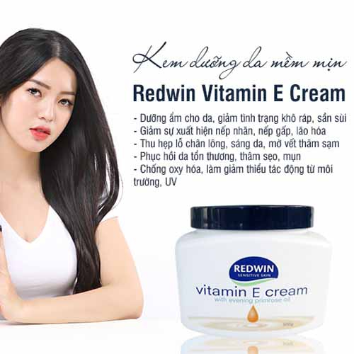 Kem Dưỡng Ẩm Đa Năng Redwin Vitamin E Cream - 300g