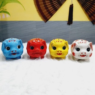 Heo nơ tiết kiệm gốm sứ cao cấp ( size 1 và size 2)