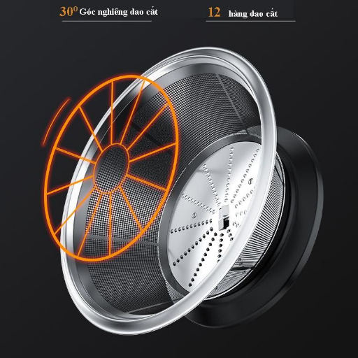 Máy ép trái cây cây tốc độ nhanh suất lớn máy ép gia đình thông minh đa năng bảo hành 12 tháng