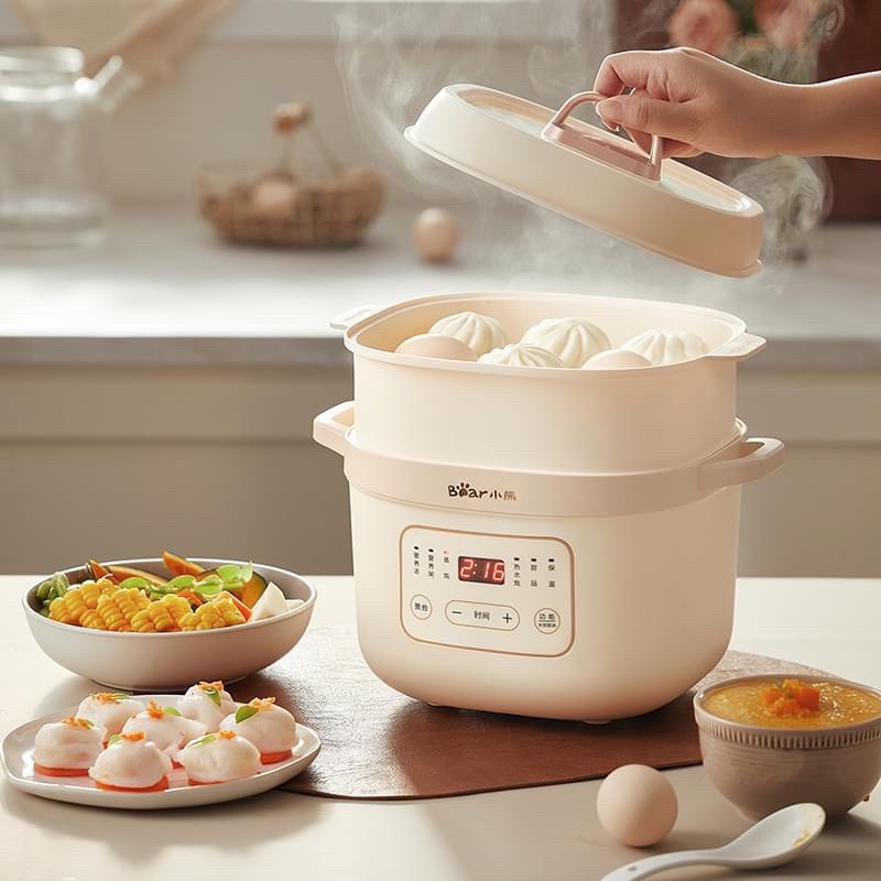 Nồi nấu chậm Bear 1,6L NNC16/D16C1 chính hãng