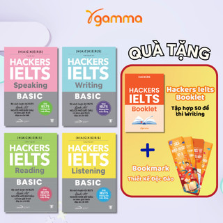 Sách Combo - Hackers Ielts Basic (Bộ 4 Cuốn)
