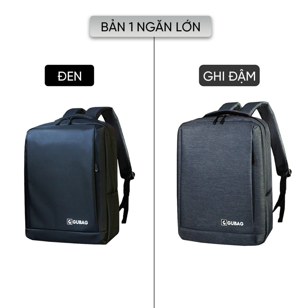 Balo 2 ngăn laptop chính hãng GUBAG, dành cho người đi làm, công sở, đựng vừa 15,6 inch