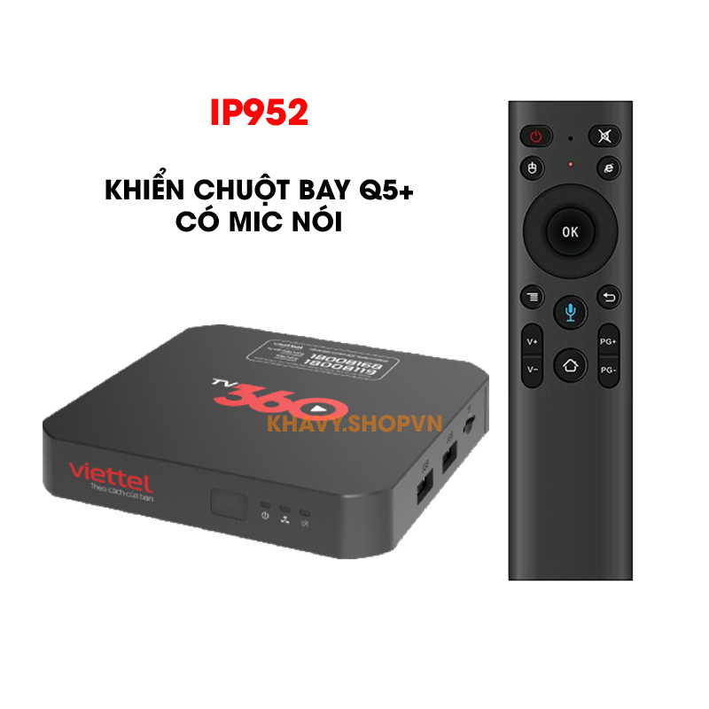 Android TV Box Viettel, TV360 DV9135 - IP952 qua sử dụng, đầy đủ phụ kiện