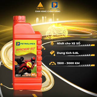 Dầu nhớt xe số xe máy PETROLIMEX PLC RACER SJ 20W50 (Mua 2 chai tặng 1 phễu) - Chính hãng sỉ/lẻ