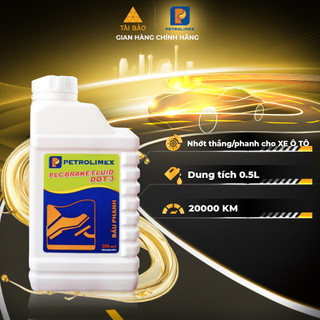 Nhớt thắng ôtô chính hãng PETROLIMEX PLC BRAKE FLUID DOT 3 (500ml)