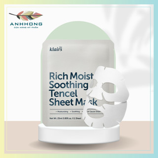 Mặt nạ dưỡng ẩm Klairs Rich Moist Soothing Tencel Sheet Mask