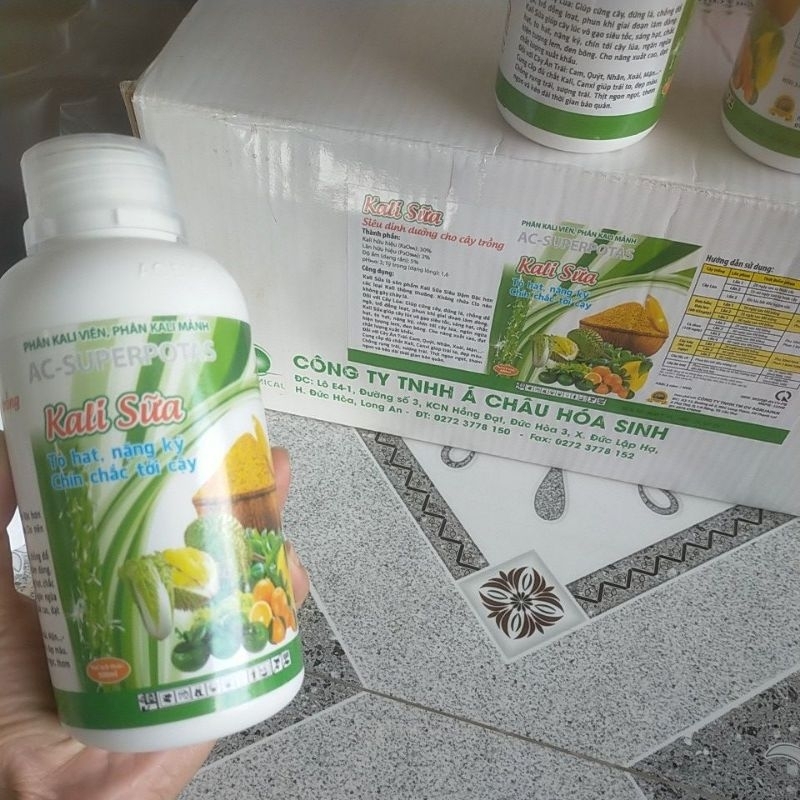 KALI SỮA AC- SUPERPOTAS ( SẢN XUẤT BỞI CTY Á CHÂU HÓA SINH) 500ml