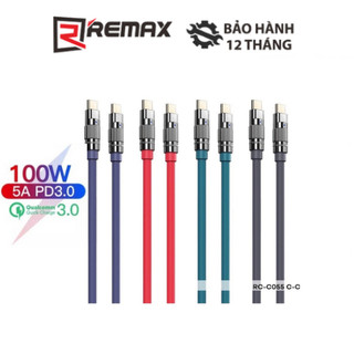 Cáp sạc nhanh remax rc-c055 100w cổng type c ra type c