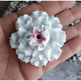Đế cắm nhang trầm hương hoa gốm các màu