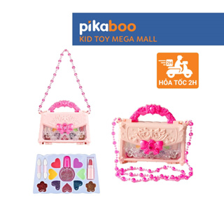 Túi trang điểm cho bé Pikaboo, đồ chơi trang điểm cho bé gái cao cấp an