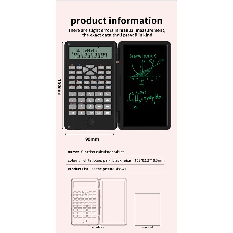 Máy Tính Có Bảng Chữ Viết Tay H9003 2 Trong 1, Máy Tính Cầm Tay