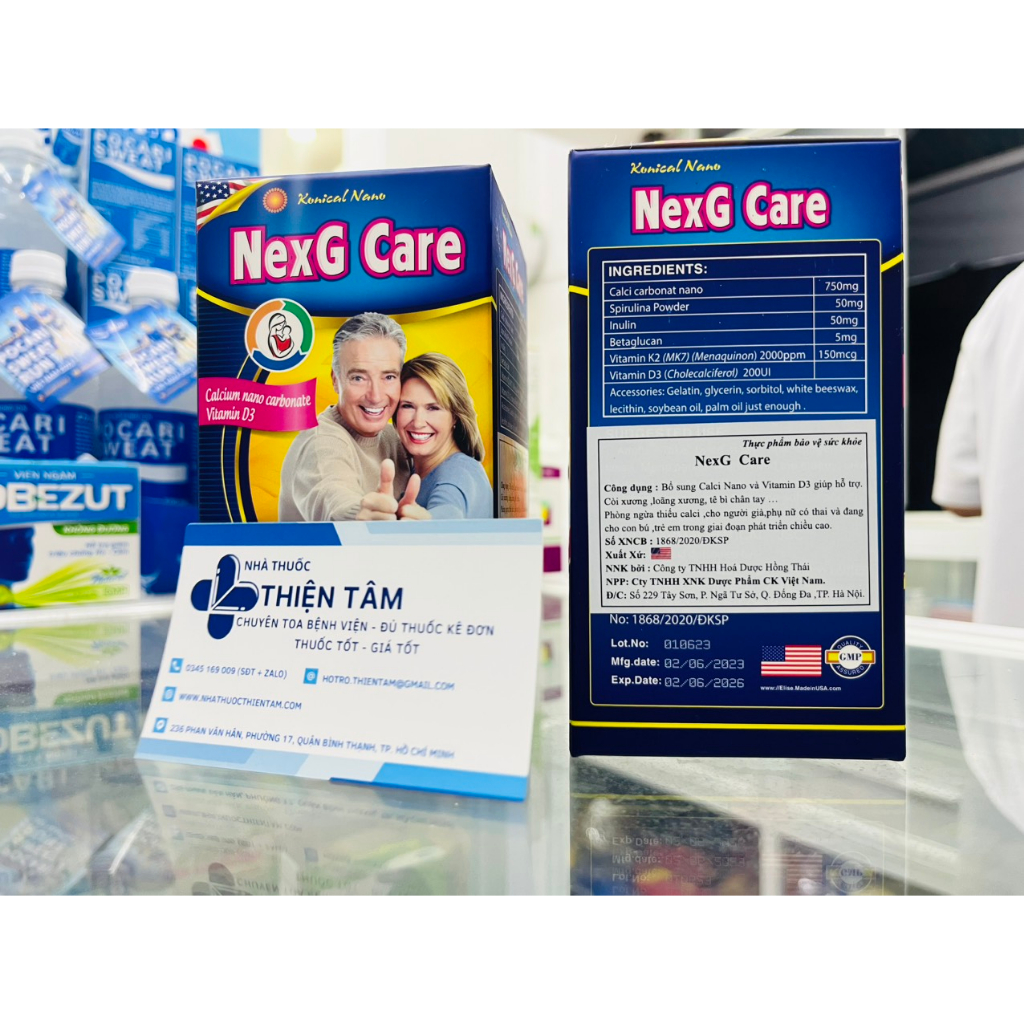 NEXG CARE USA - BỔ SUNG CANXI, NGỪA LOÃNG XƯƠNG, GIẢM TÊ BÌ CHÂN TAY, GIÚP XƯƠNG VÀ RĂNG CHẮC KHOẺ