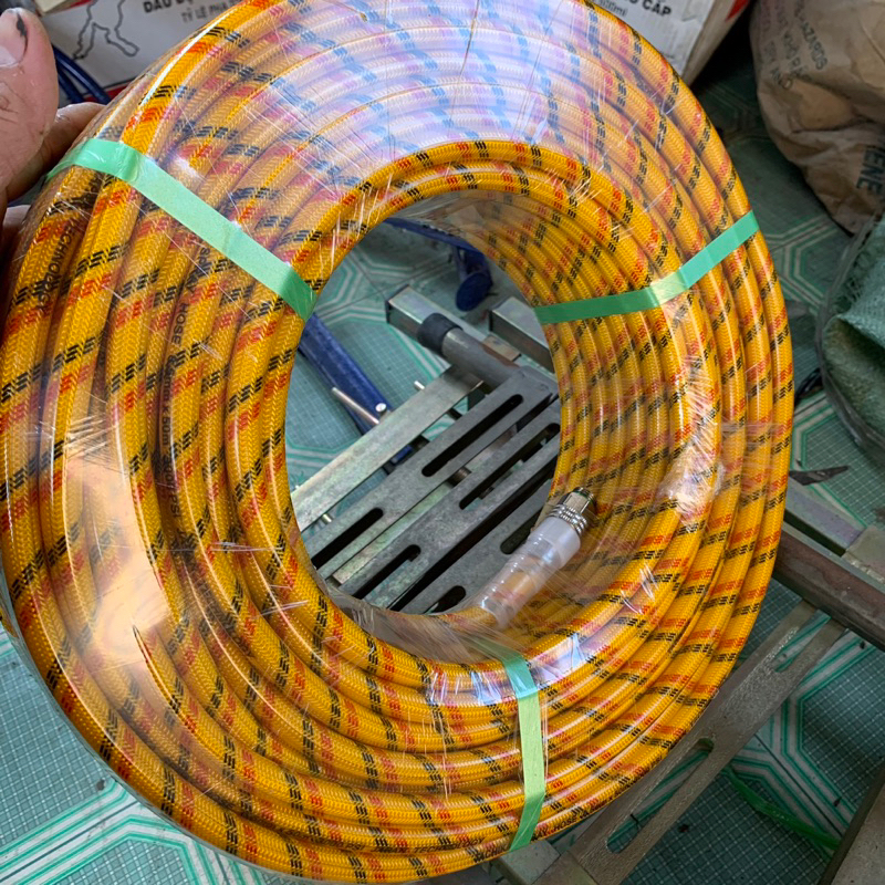 DÂY RỬA XE CAO ÁP 5 LỚP BỐ 8.5MM SIÊU RẺ CUỘN 50MÉT