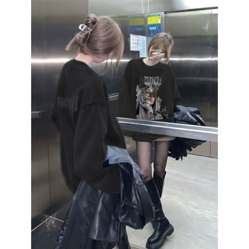 Back stree Áo Sweater unisex thời trang best seller nam nữ Địa điểm Vintage Premium Mỹ phố in hình unisex 100%