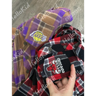 Áo sơmi kẻ cottonkid