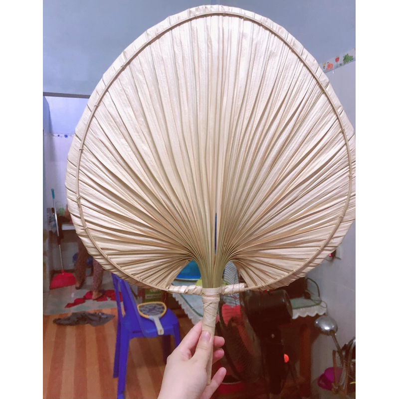 Quạt lá cọ,lá kè decor trang trí,vintage,làm đồ handmade,…