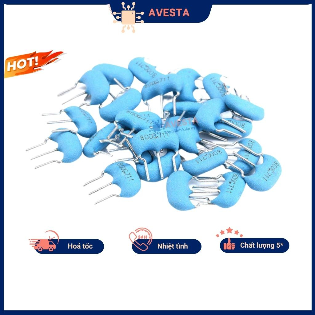 Thạch anh 3 chân 4mhz chân cắm loại tốt Avesta