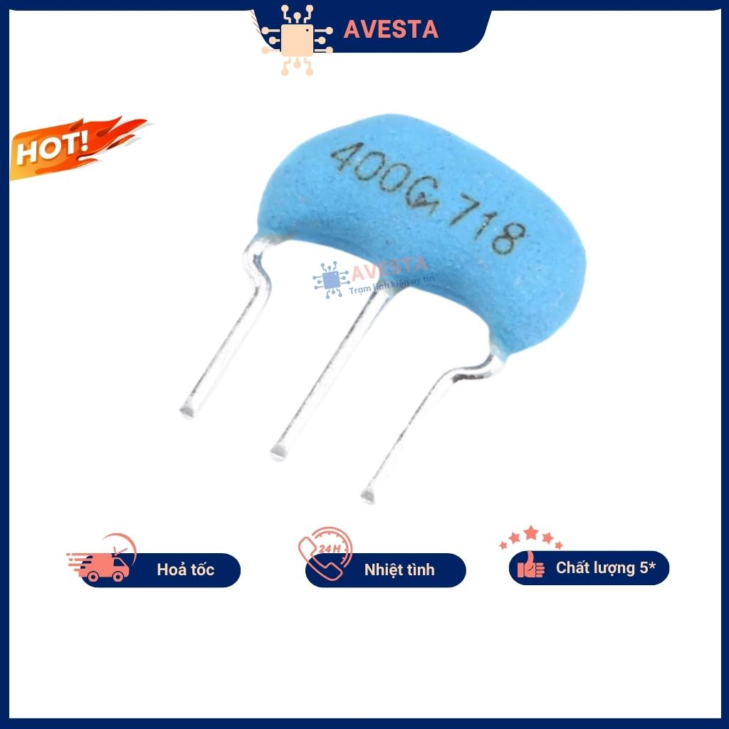 Thạch anh 3 chân 4mhz chân cắm loại tốt Avesta