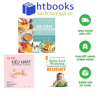 Sách Ăn Dặm Kiểu Nhật, Phương Pháp Ăn Dặm Bé Chỉ Huy và Ăn Dặm Không Phải Cuộc Chiến (Combo/lẻ tùy chọn)