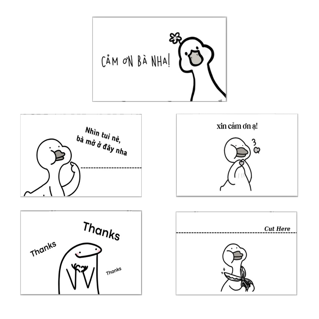 Set 50 tem nhãn dán meme V, sticker niêm phong có keo dán túi giấy, thùng carton, gói hàng