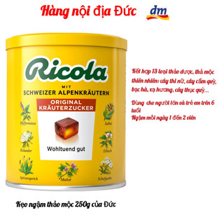 ✨ Kẹo thảo mộc Ricola 250gr của Đức 🇩🇪 làm dịu ho và chăm sóc họng