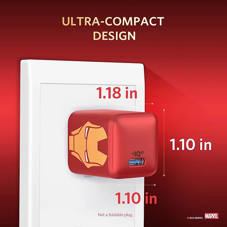 Sạc ANKER PowerPort III Nano 20W Phiên Bản Marvel Giới Hạn - ANKER A2633 - Hàng Chính Hãng