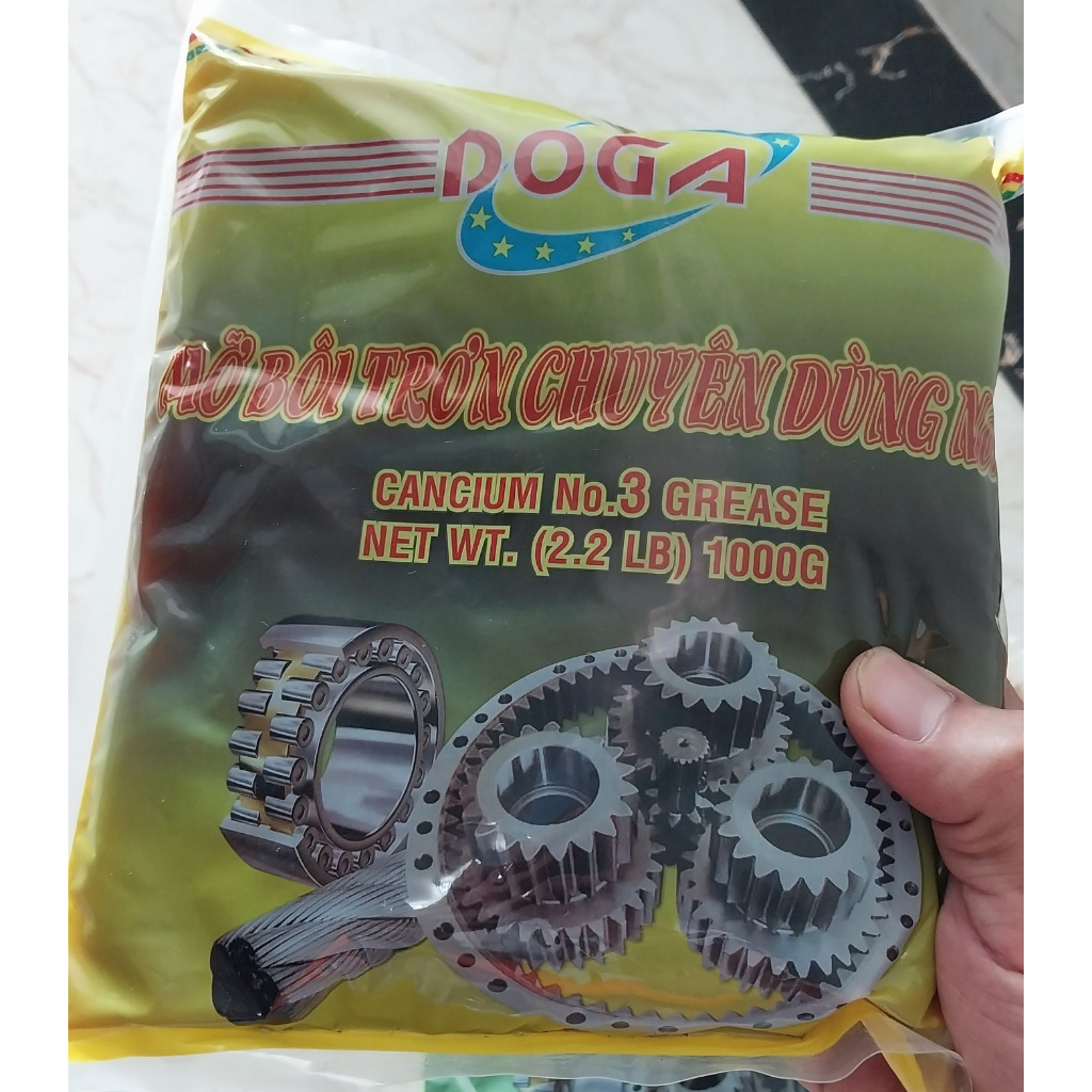 Mỡ bò bôi trơn chịu nhiệt vàng xanh gói 1kg