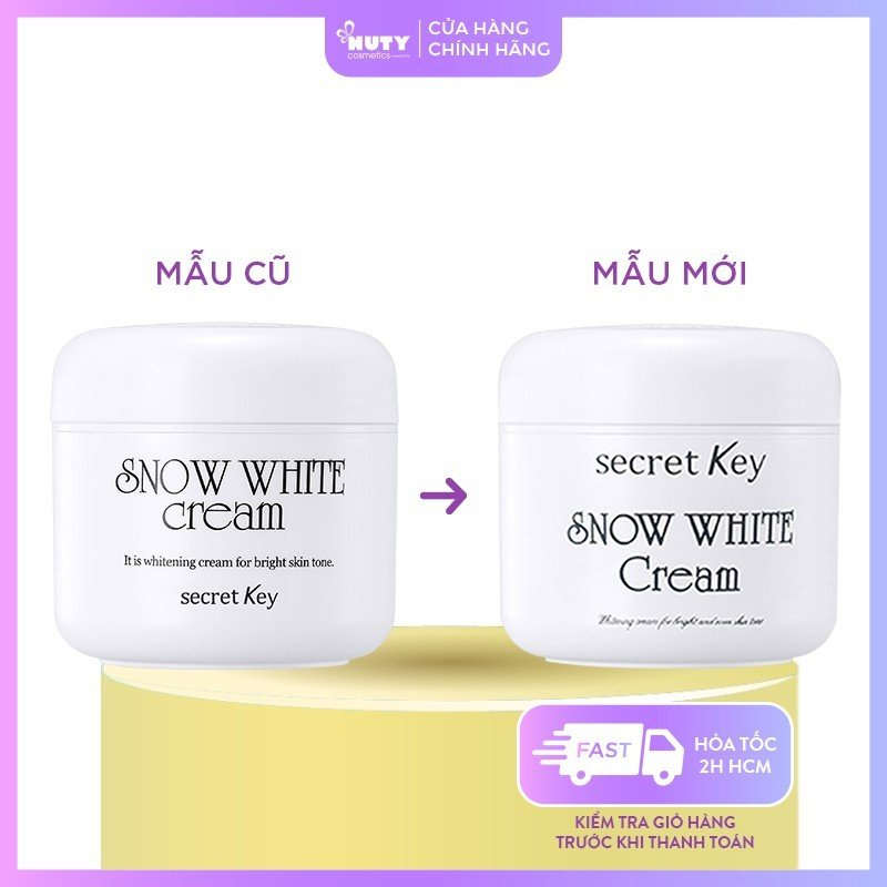 Kem Dưỡng Trắng Da Secret Key Snow White Cream (50g)