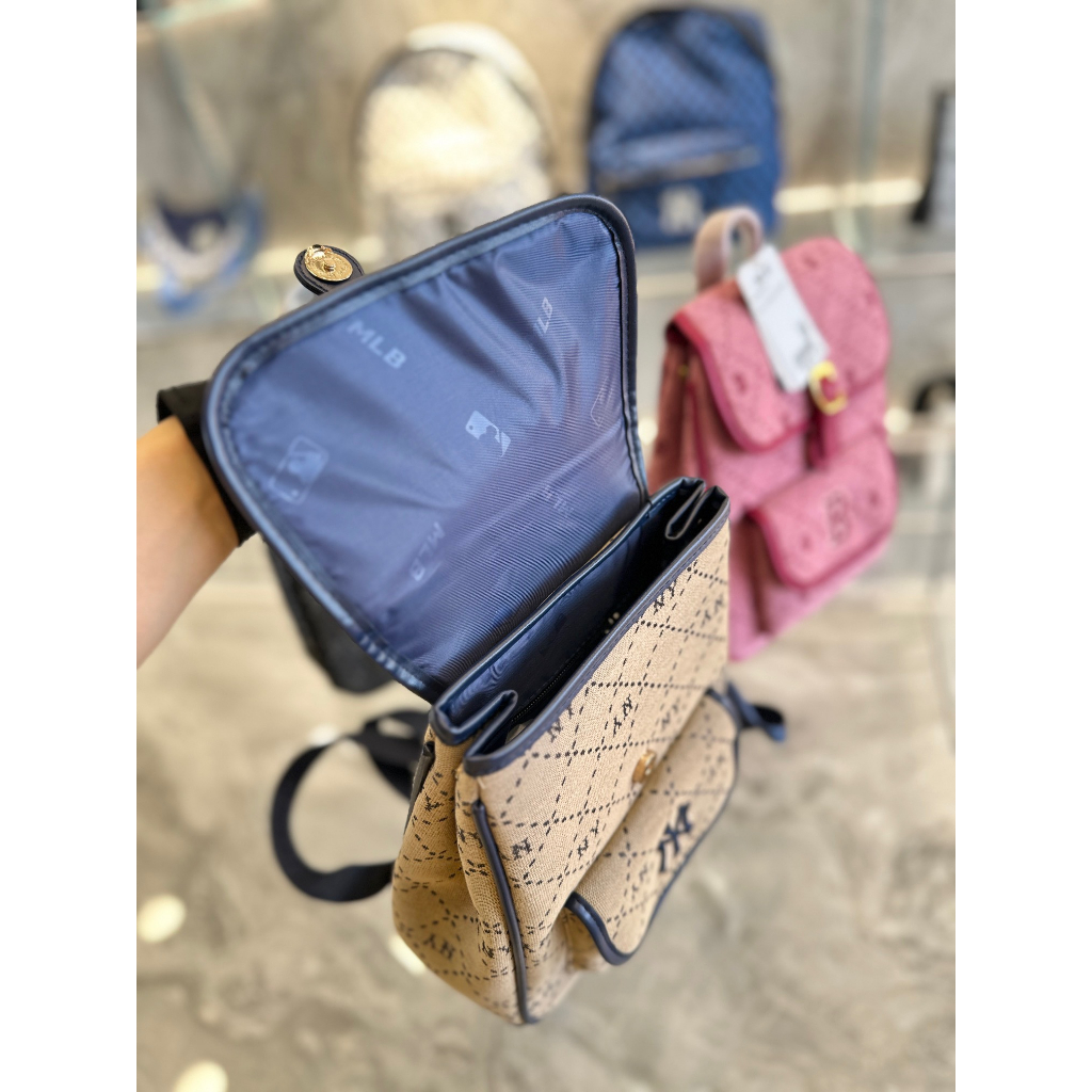 Balo Mini Monogram Nắp Gập, Phong Cách Thời Trang Du Lịch - Balo XNK Cao Cấp