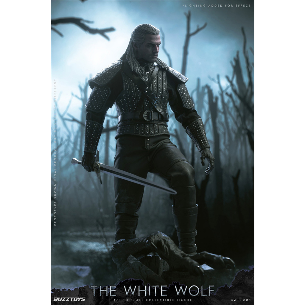 Mô hình action figure 1:6 BUZZTOYS BUZ001 Geralt xứ Rivia trong The Witcher