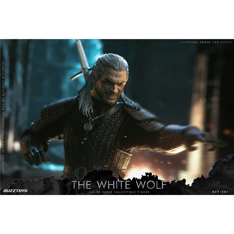 Mô hình action figure 1:6 BUZZTOYS BUZ001 Geralt xứ Rivia trong The Witcher