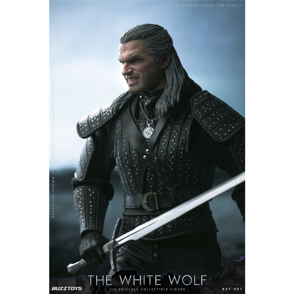 Mô hình action figure 1:6 BUZZTOYS BUZ001 Geralt xứ Rivia trong The Witcher