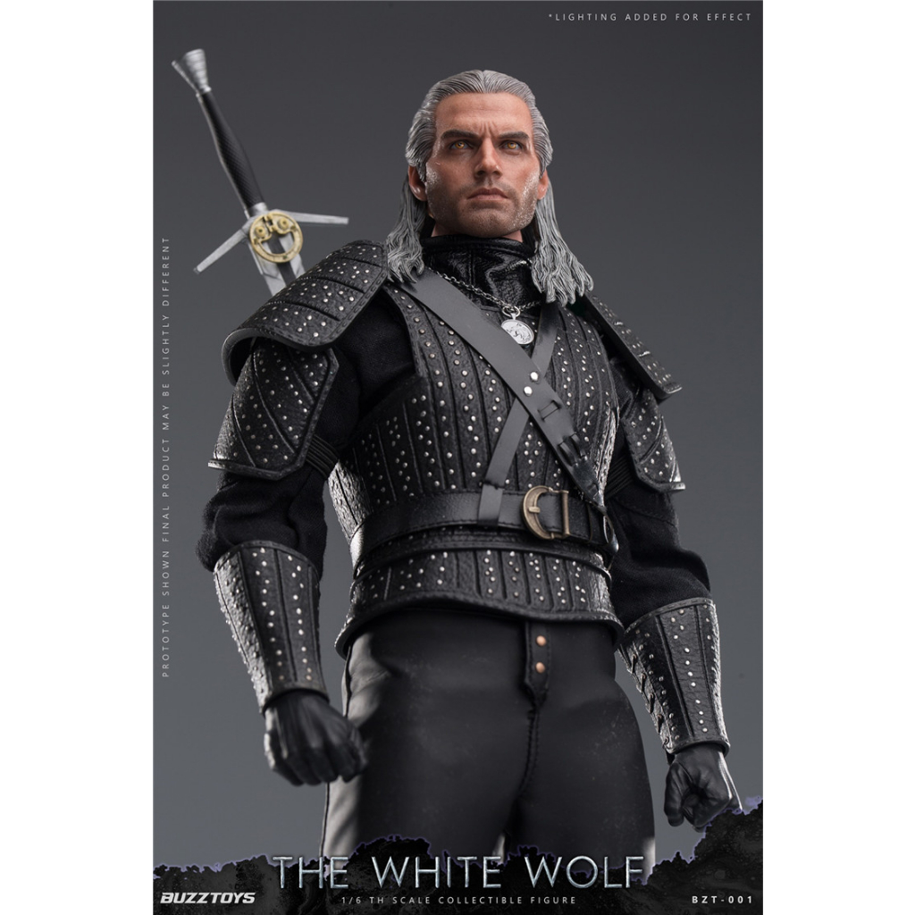 Mô hình action figure 1:6 BUZZTOYS BUZ001 Geralt xứ Rivia trong The Witcher