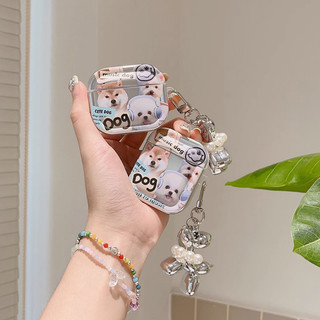 Ốp case vỏ airpods 1 2 3 pro pro 2 bao đựng tai nghe không dây chó cún xinh Cute Dog