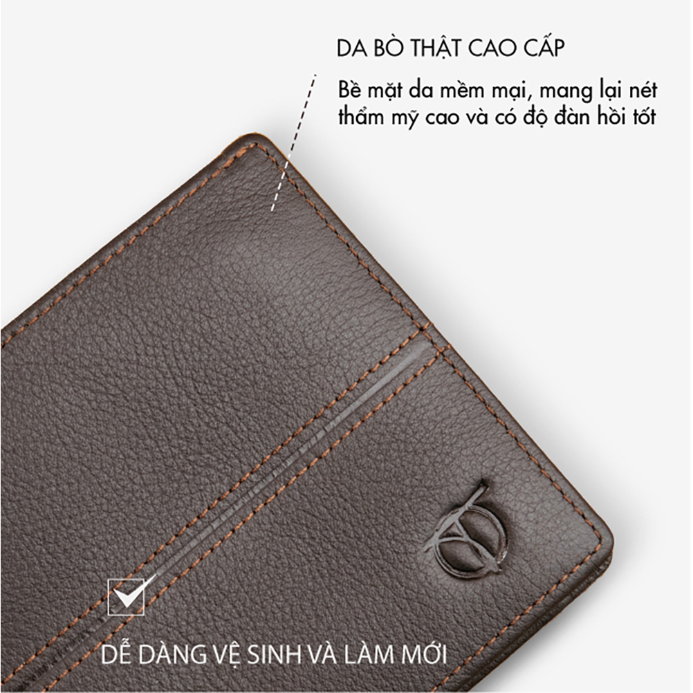 Ví da bò nam TÂM ANH sang trọng, lịch lãm VNTAN-31N