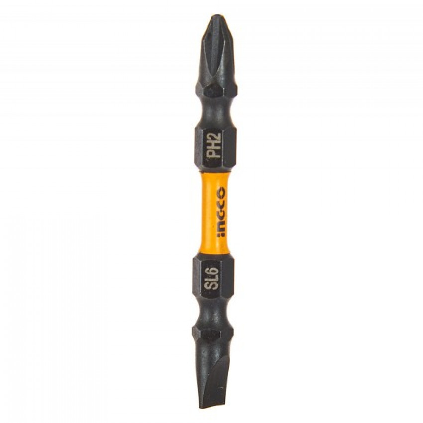 Mũi bắt vít hai đầu PH2+SL6x65mm  Ingco SDBIM21HL133