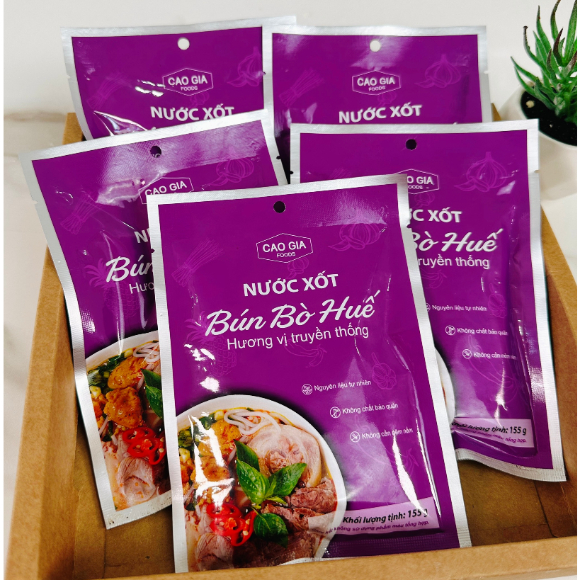 Nước Xốt Bún Bò Huế Gói 155g - Cao Gia Foods