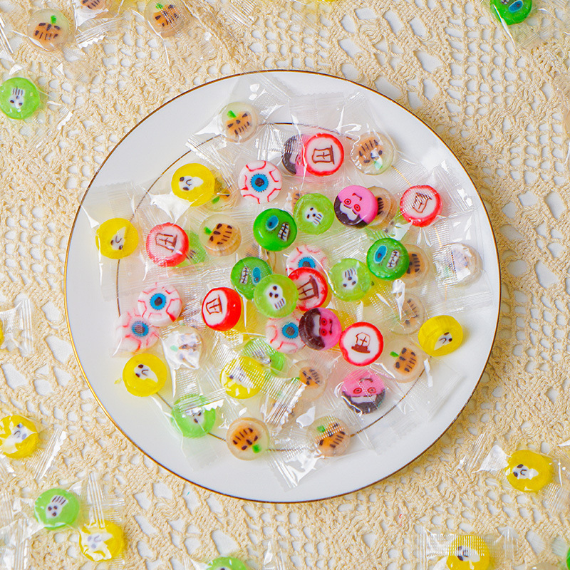 100g kẹo halloween cắt lát mix vị trái cây dành cho trẻ em