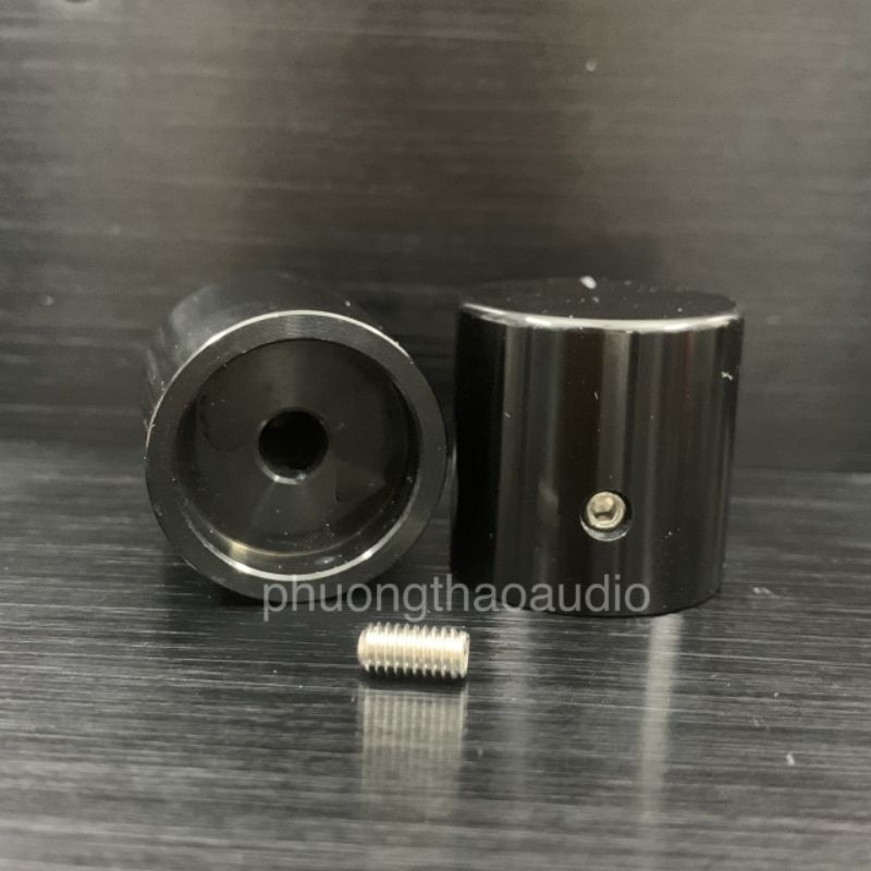 Núm nhôm phay anod đường kính 25mm cao 25mm 25x25mm