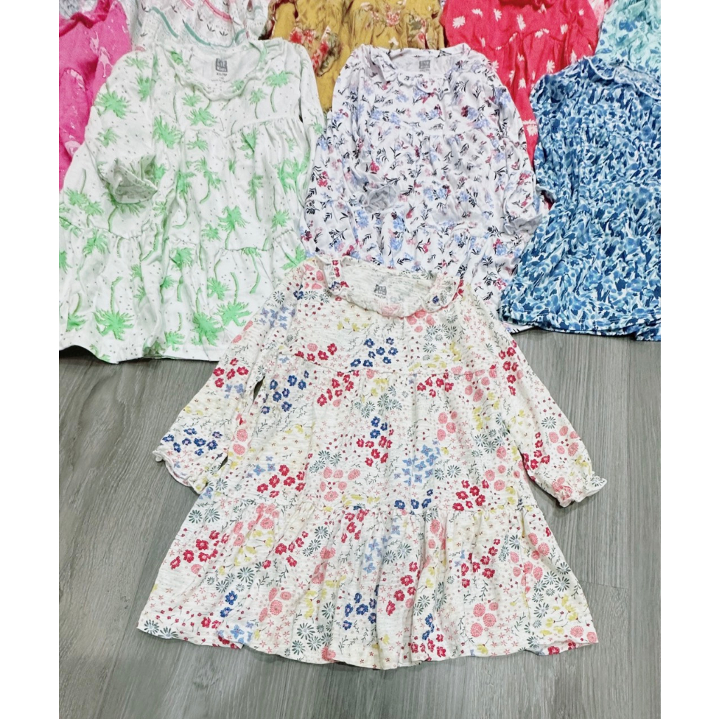 Váy cánh tiên dài tay cho bé gái từ 6-14 tuổi