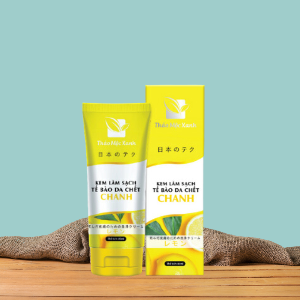 Kem làm sạch tế bào da chết Chanh 85ml loại bỏ bã nhờn, trắng da sáng mịn | BigBuy360 - bigbuy360.vn