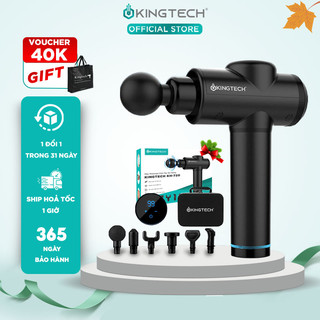 Máy Massage Cầm Tay Cao Cấp KINGTECH KH-720 - 20 Cấp Độ, Hỗ Trợ Mát Xa Chuyên Sâu, Giảm Đau Cơ, Cứng Khớp - Chính Hãng