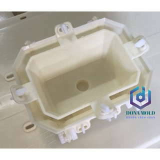 Khuôn đúc chậu kiểng, chậu hoa mini ABS. khuôn chữ nhật vác góc 25 cm