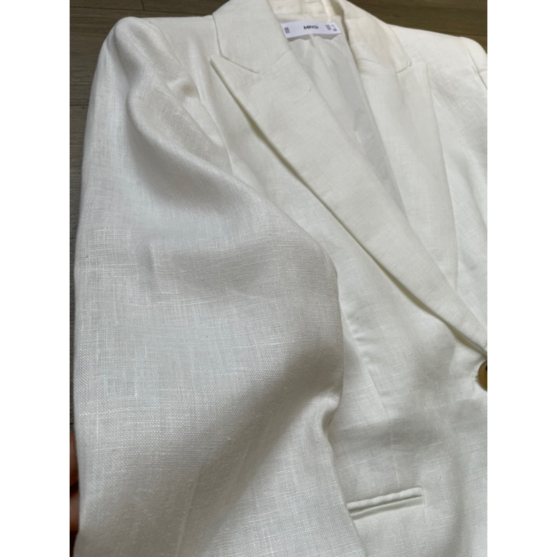 Áo khoác Vest Blazer linen tưng M*N*G xuất xịn