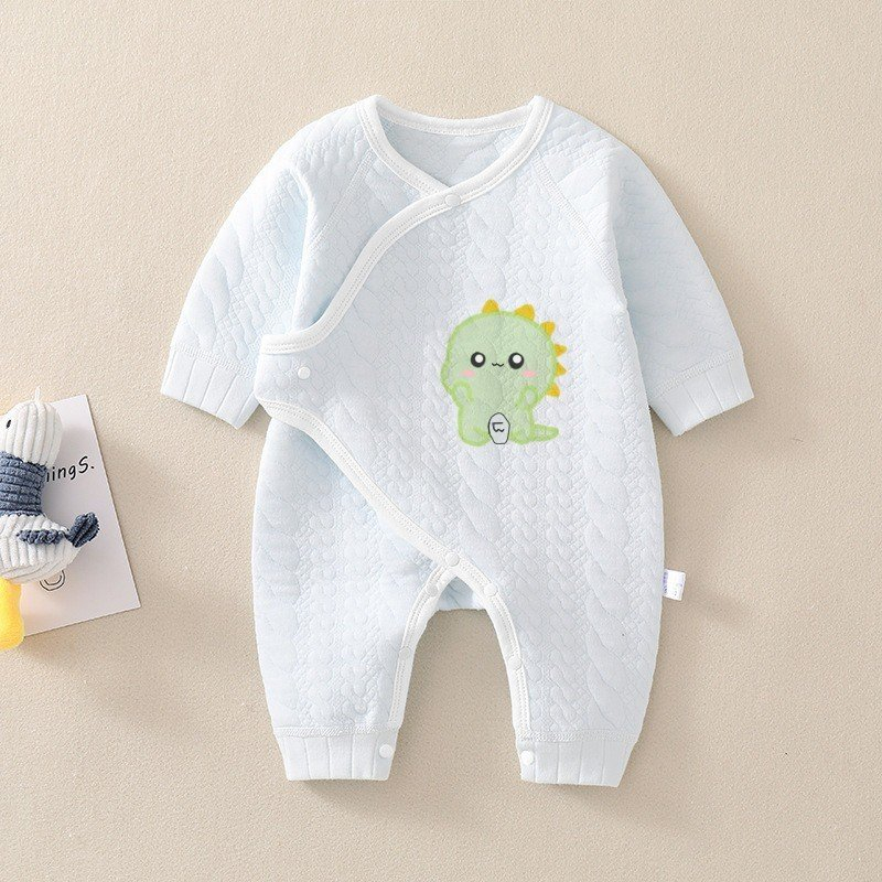 Bodysuit LOTUKA In Hình Ngộ Nghĩnh, Bộ Liền Thân Trần Bông Cho Bé Trai Bé Gái, Body Dài Tay Thu Đông Cho Bé 3-12kg