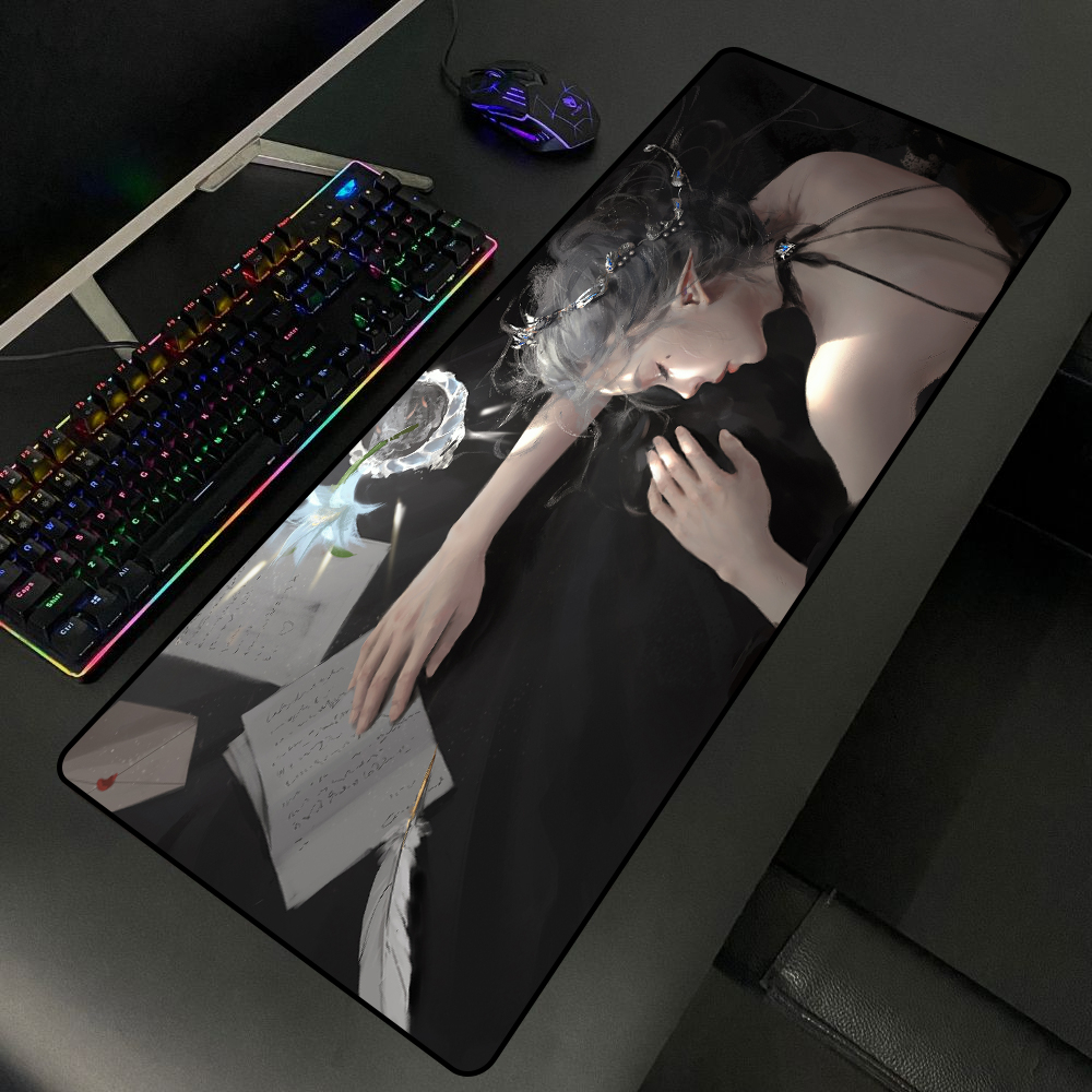 Lót chuột cỡ lớn 50 mẫu đa dạng pad chuột anime siêu bền siêu dễ thương bảo hành 1 năm dùng cho máy tính laptop Q01