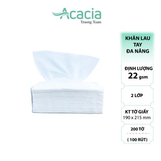 Giấy lau tay đa năng 2 lớp 100 tờ