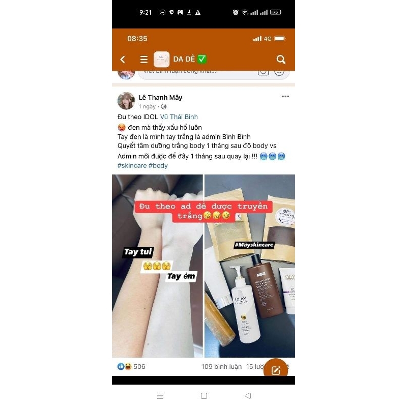 KEM DƯỠNG BODY B3 RETINOL OLAY