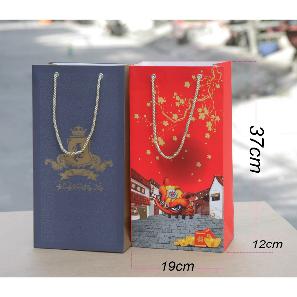 Túi Giấy Đựng Rượu Chivas 18, Hộp Rượu Vang 750ml, Túi Đựng Rượu Giá Tốt