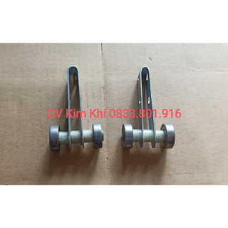 Bộ 2 Bánh xe cửa lùa, Bi treo cửa lùa, lắp đặt cửa xếp, cửa lùa, cửa đẩy